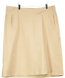 Boden Beige Chino Skirt UK 22