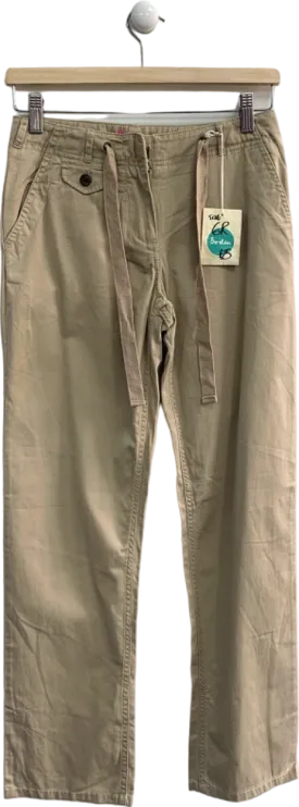 Boden Khaki Cotton Chino Trousers UK 6R