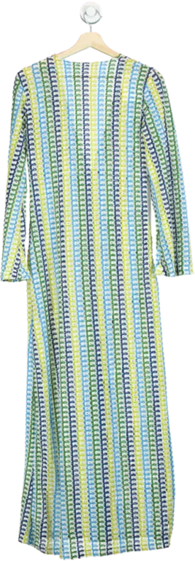 Multicolour Striped Maxi Dress S