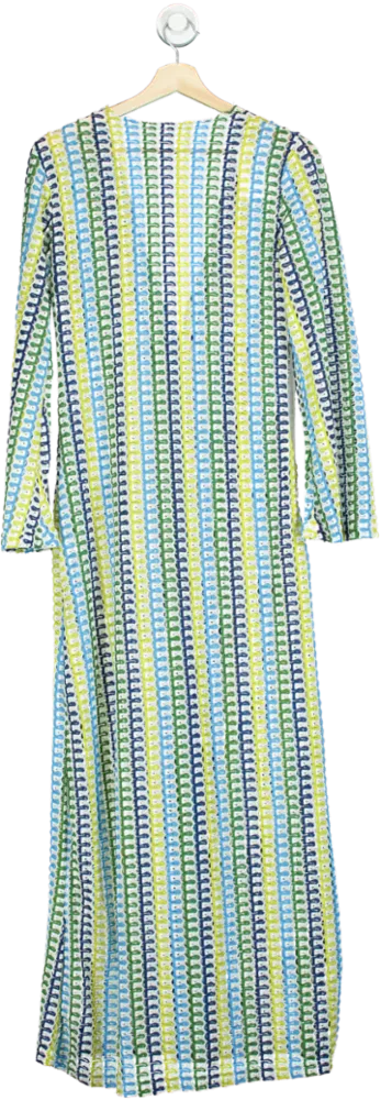 Multicolour Striped Maxi Dress S