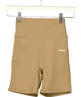 Secondleft Brown Nandex Midlength Biker Short UK XS